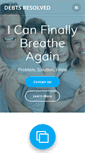 Mobile Screenshot of debtsresolved.org